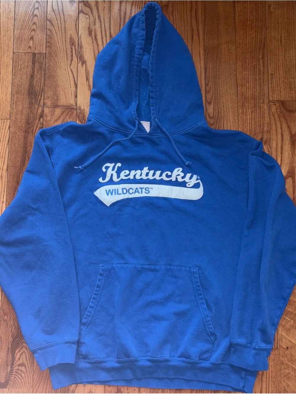 University Of Kentucky Wildcats VINTAGE Hoodie Victory Sports Size XL BLUE NCAA